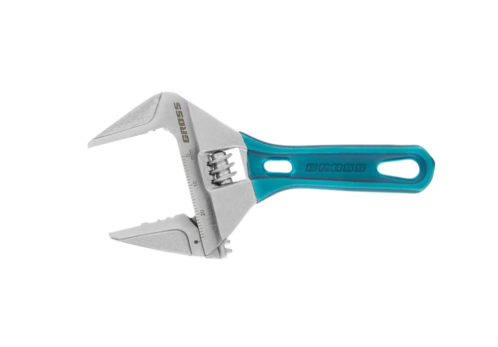 Ключ разводной Gross 120 мм, CrV, укороченная ручка Gross 15564