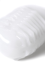 Компактный мастурбатор MasturbaTIN Ribbed Ricky (Цвет: белый)