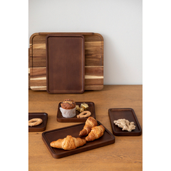 Поднос деревянный 20х20см Bergenson Bjorn Bernt орех