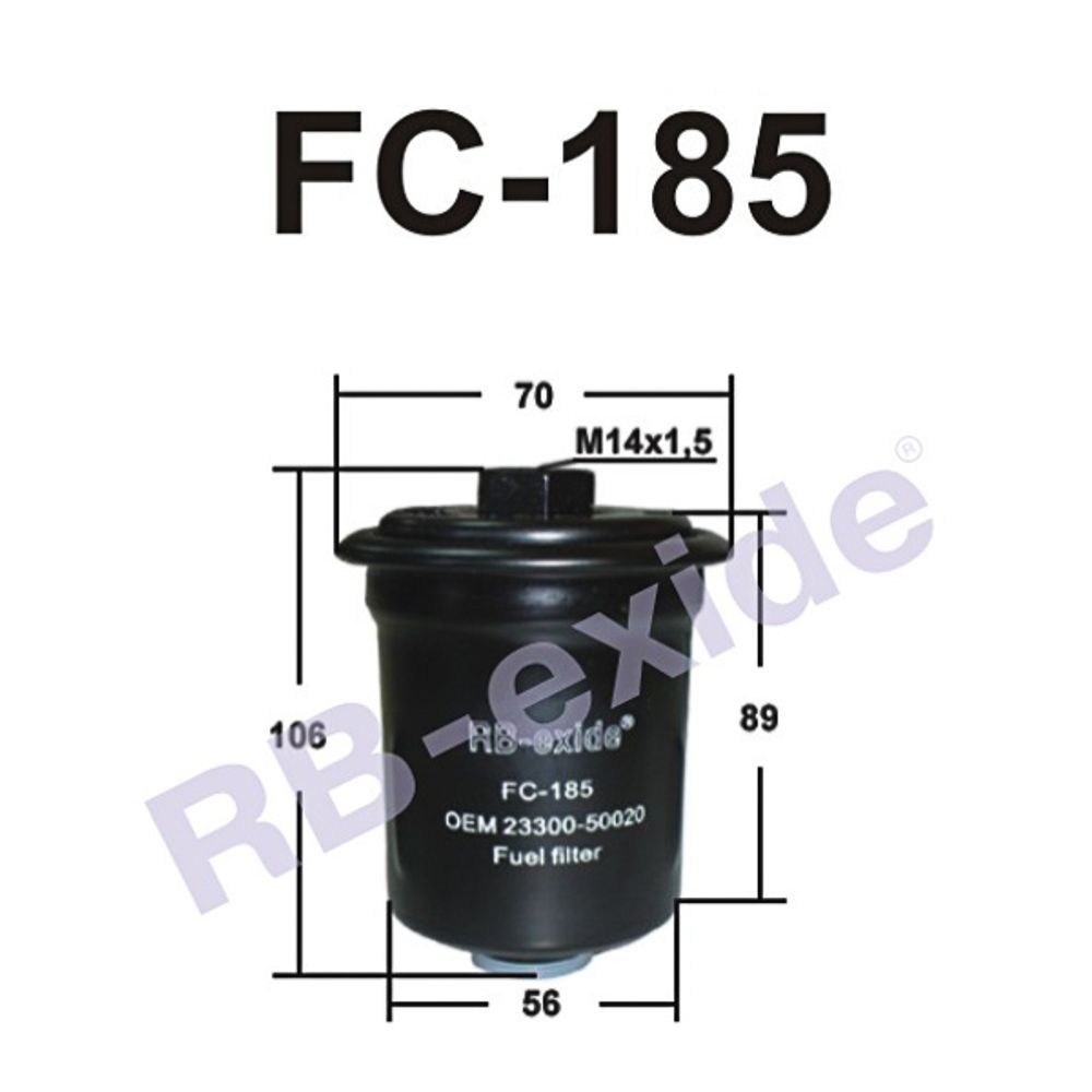 FC-185  RB-exide Фильтр топливный