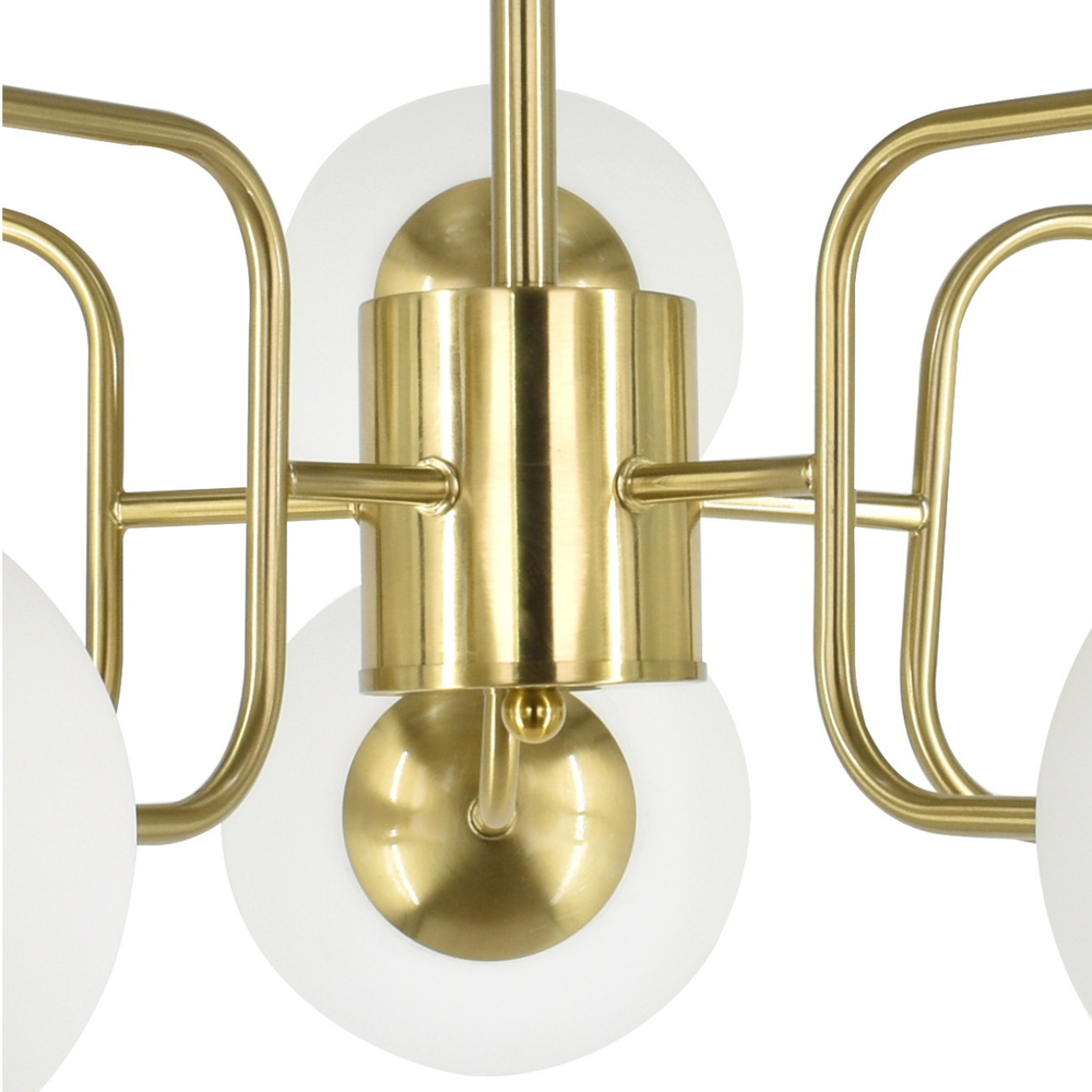 Потолочный светильник Mirastyle XL-21001/10 BRASS+WG