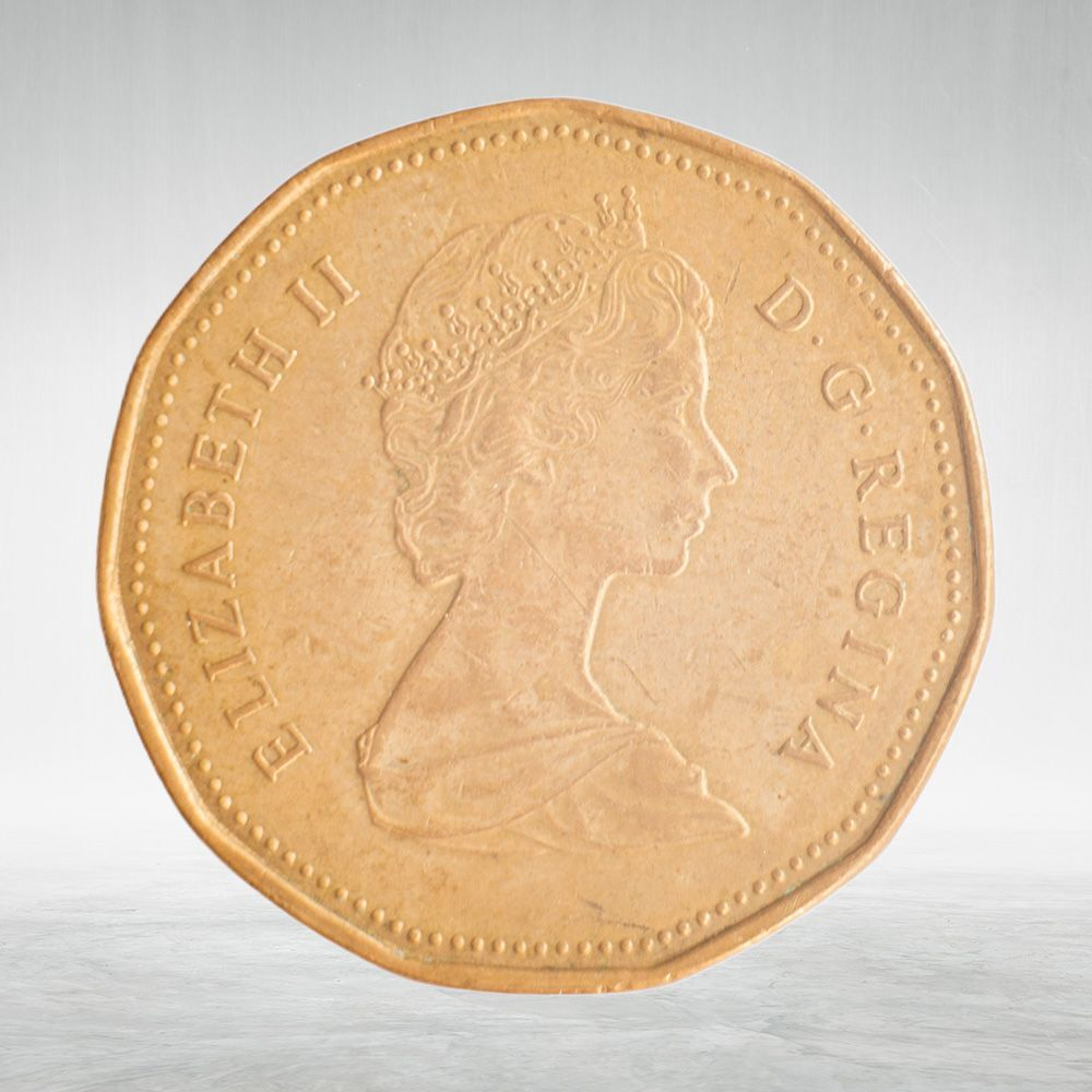 Canada, 1 Dollar, 1989 – Elizabeth II (Second Portrait), VF