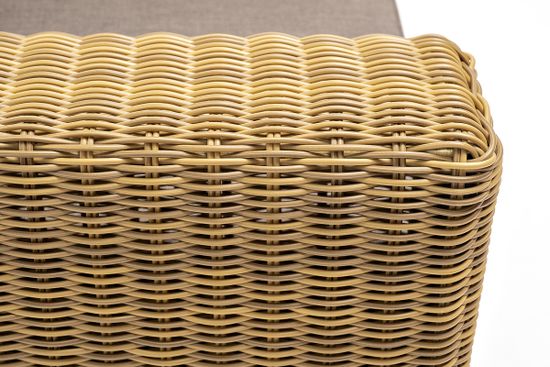 "Боно" лаунж-зона из искусственного ротанга, цвет соломенный