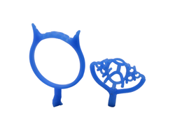 Восковка кольцо (овал 10.00 х 8.00 мм - 1 шт. Ø 2.50 мм - 6 шт., 2 детали)