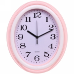 Часы настенные «Омелия» розовые 27*22см 621