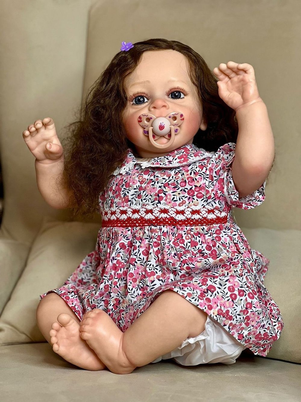 Кукла Реборн мягконабивная 60см в пакете (FA-250)