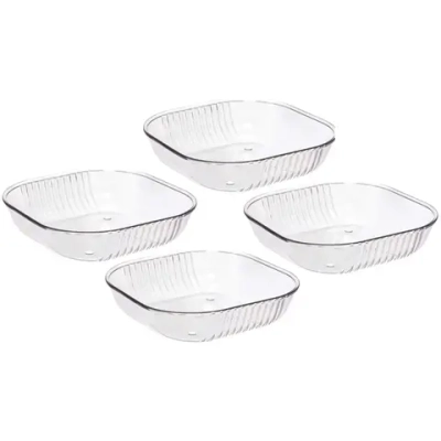 Салатник пластиковый «Terra» в наборе 4шт 14,5*4см