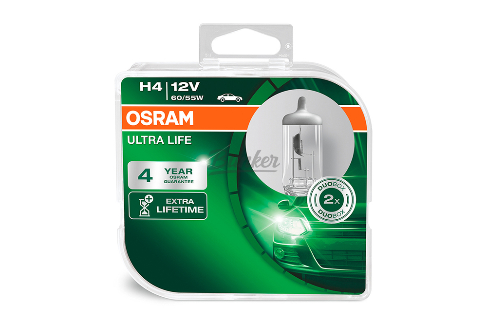 Галогеновая лампа Osram Ultra Life H4,12V