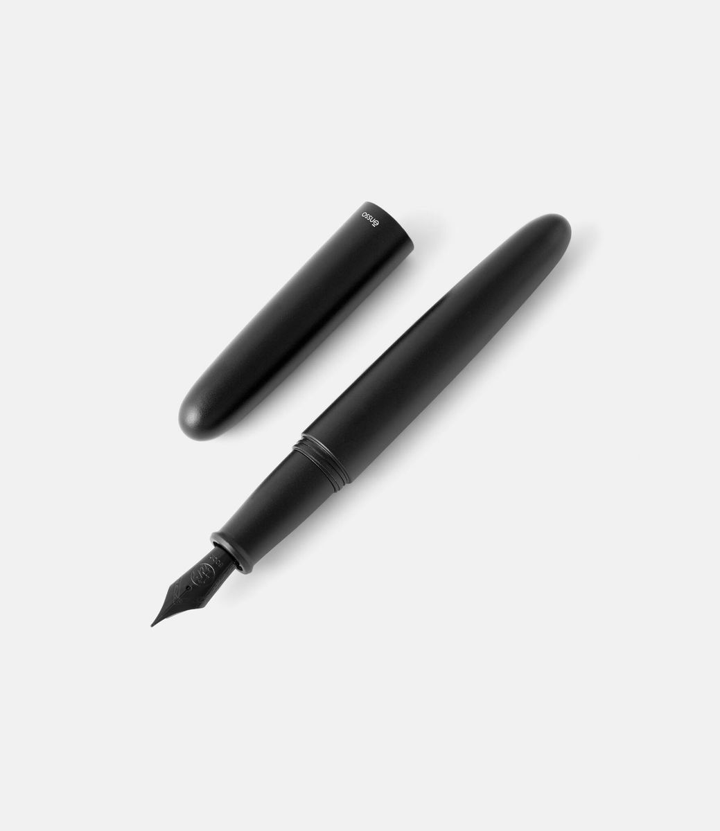 Ensso Piuma Black — перьевая ручка из алюминия