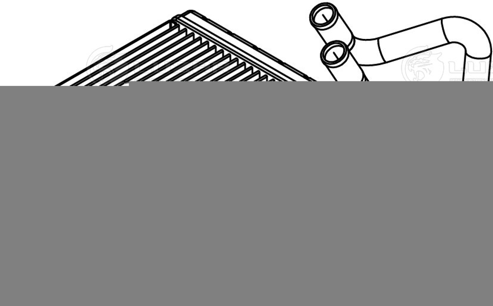 LRh 1907 -  Радиатор отопителя для Toyota Vitz (99-)/FunCargo (99-)/Platz (00-)/Yaris (99-) RHD