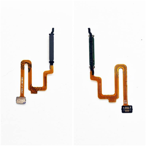 Шлейф для Xiaomi Redmi Note 11 Pro 4G/5G/Poco X4 Pro 5G сканер отпечатка пальцев Черный