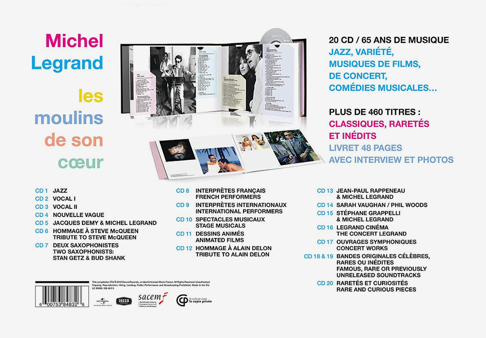 Michel Legrand / Les Moulins De Son Coeur (20CD)