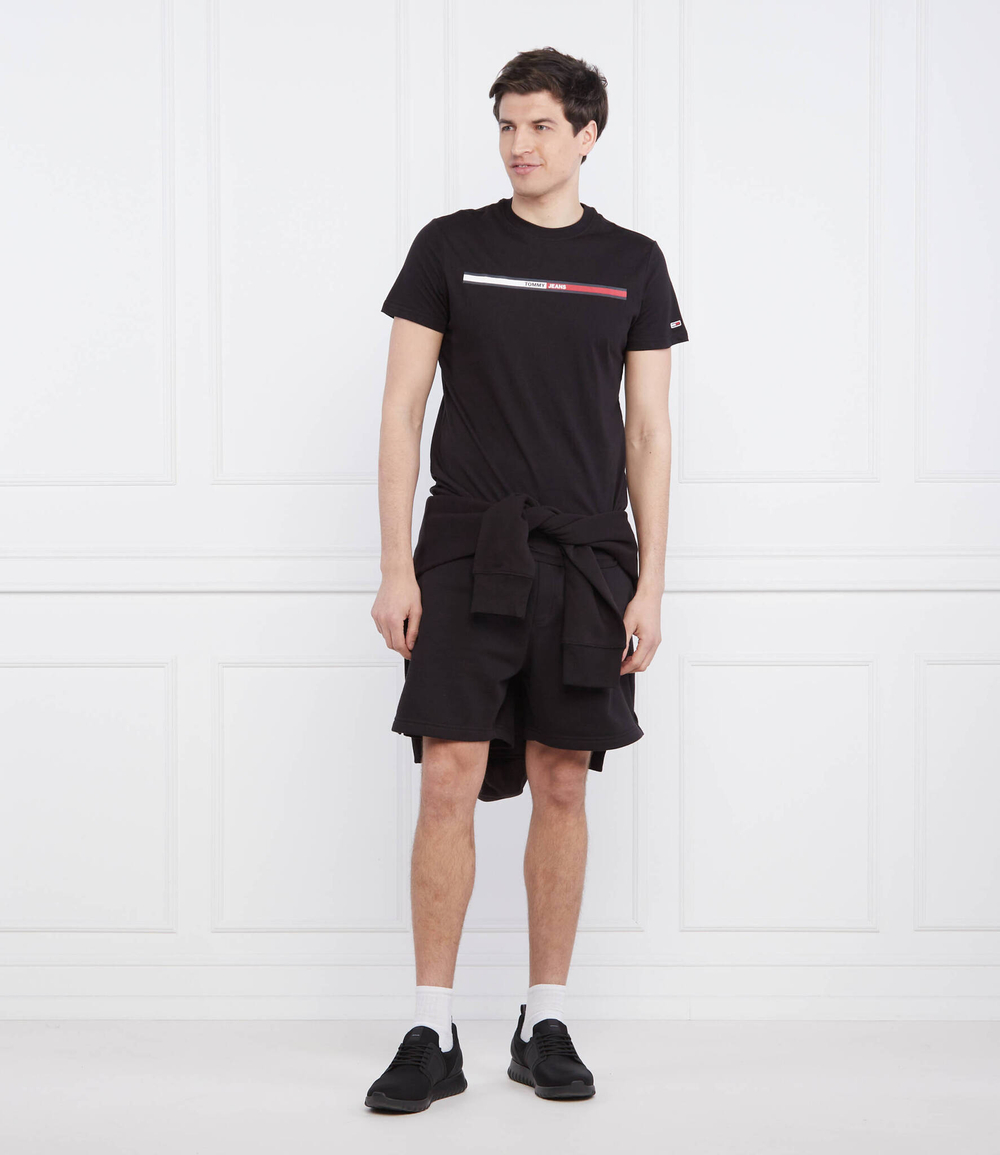 футболка Tommy Jeans - черный(DM0DM13509)