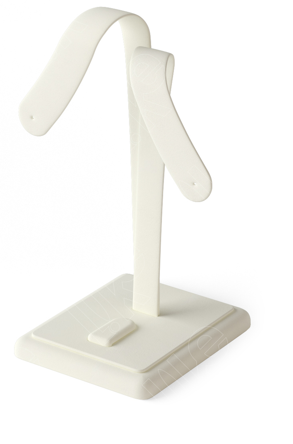 Подставка для гарнитура/ушки/2 отверстия/язычок/накладка/квадратное основание/Н-110 мм.