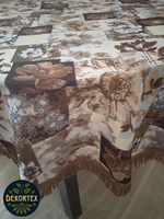 Гобеленовая скатерть Цветочная коллекция D 160 см