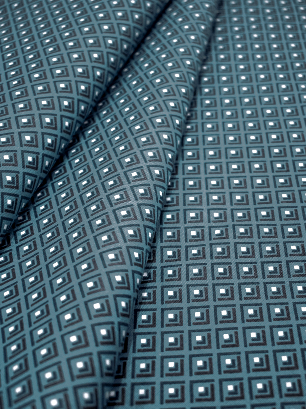 Ткань бязь плательная, рис. "Уголки", ширина 150 см, арт. 802