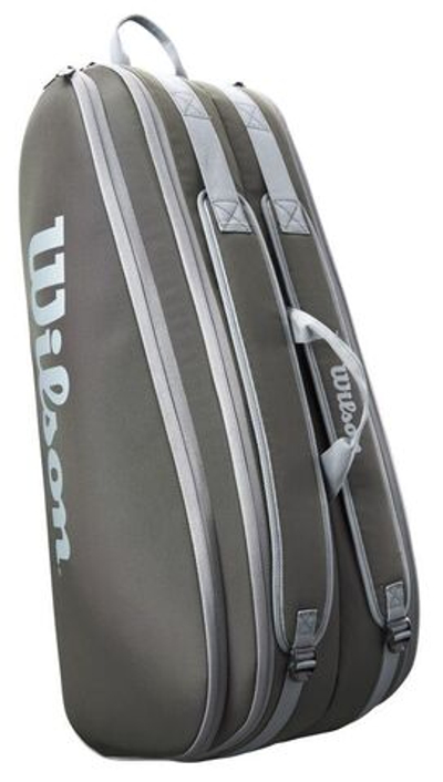 Сумка теннисная Wilson Tour 6 PK Racket Bag - dark green