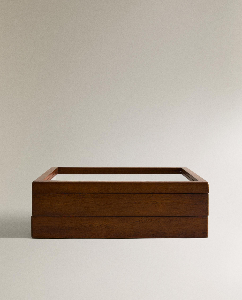 Zara Home Шкатулка из дерева, цвет коричневый, 31 см