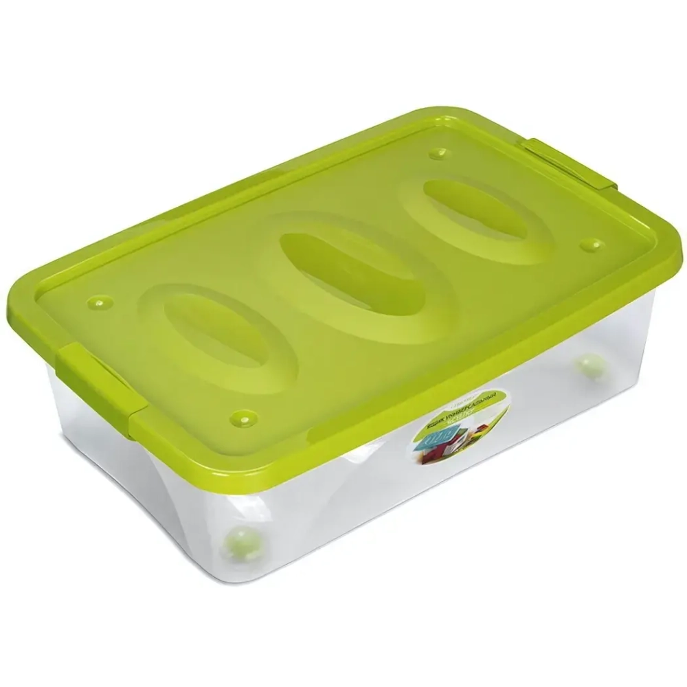 Ящик универсальный на колесиках «Астело», цвет оливковый, 60*40*18см С664ОЛВ