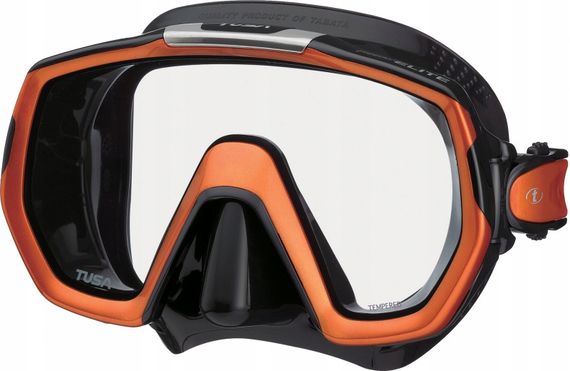 Маска TUSA Freedom Elite черный/оранжевый