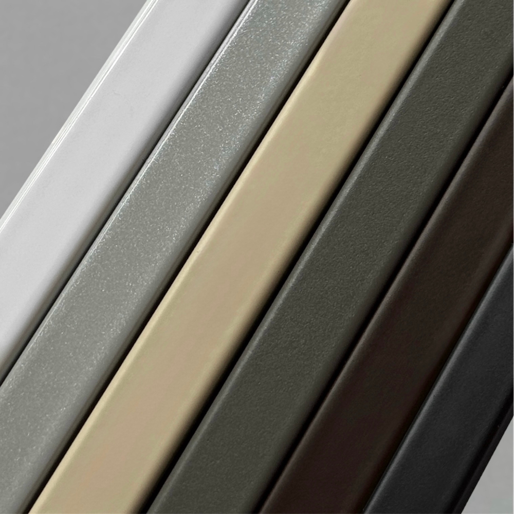 Карниз профильный алюминиевый Стэлс однорядный, цвет белый