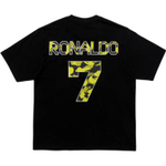 A Bathing Ape Bathing Ape Cr7 Life Футболка Regular Sleeve Bap Ss26 104 черный