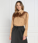 сатиновая рубашка besatina BOSS BLACK - коричневый(50482468)