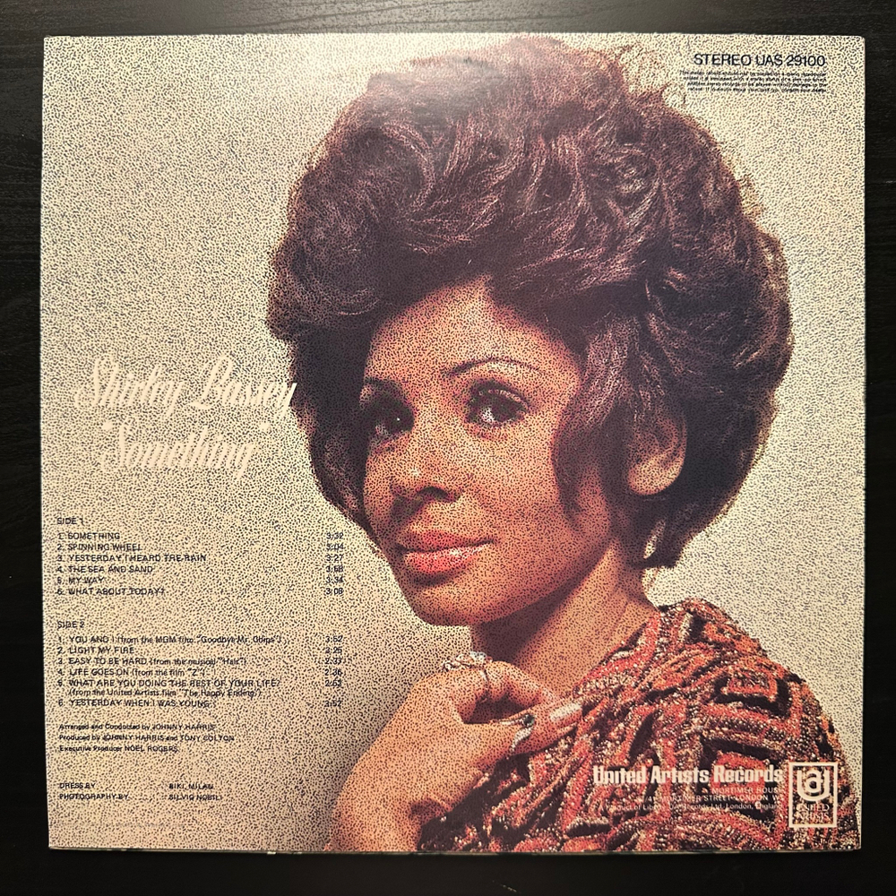 Shirley Bassey - Something (Европа 1970г.)