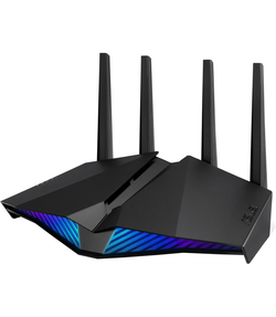 Роутер ASUS RT-AX82U // AX5400 // 574 + 4804Mbps, 2,4 + 5 gGz, 4 antenna, USB, GBT LAN ; 90IG05G0-MU2R10