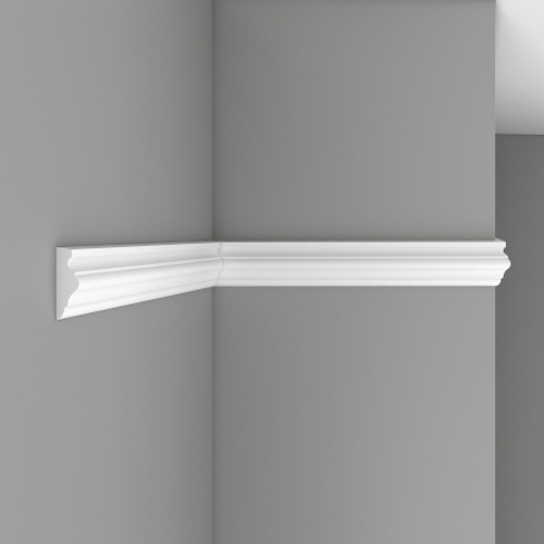 Молдинг гладкий Decomaster 97022F гибкий 65х21х2400мм