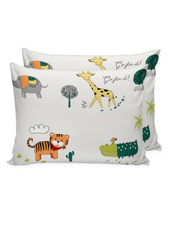 Наволочка комплект 2шт Сказка "Корней" 40х60 см, перкаль