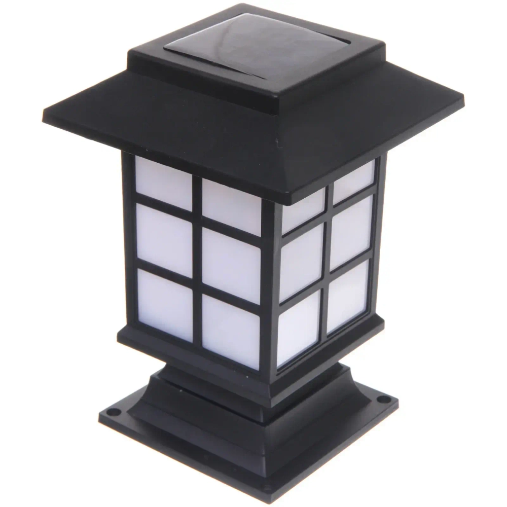 Фонарь садовый «Винтаж» 19,5*13,5 см (h-40 см), на солнечной батарее (свечение теплый белый) 9 LED