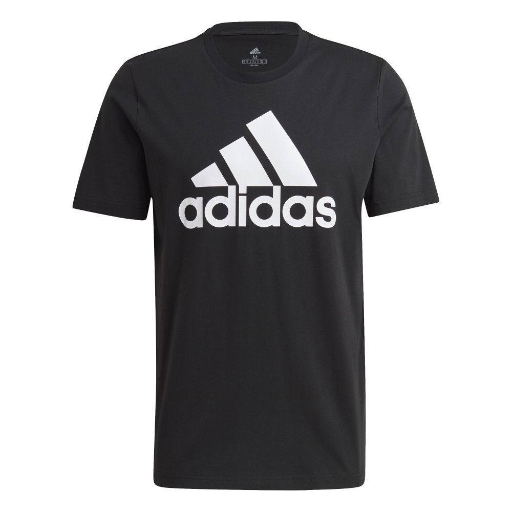 Мужское теннисное поло adidas Big Logo Single T-Shirt Men - Black, White