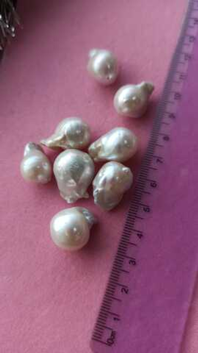 0346 Барочный жемчуг ок. 20мм, белый