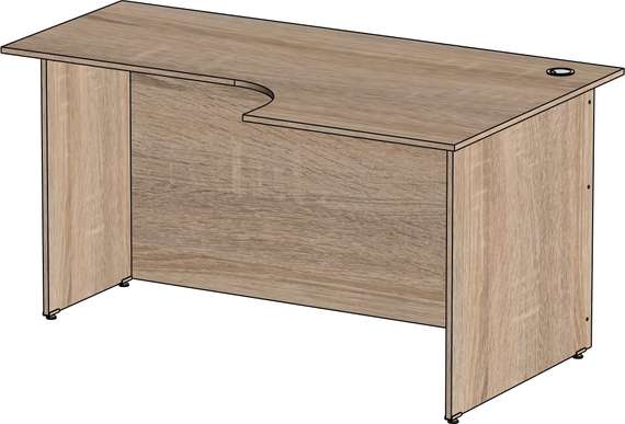 Стол эргономичный Стандарт Про дуб сонома