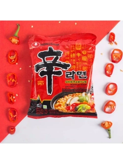 Лапша пшеничная острая Шин Рамен 120 г * 3 шт