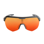 очки для бега Ocean Wuling Черные Матовые Зеркально-оранжевые линзы. Вид спереди