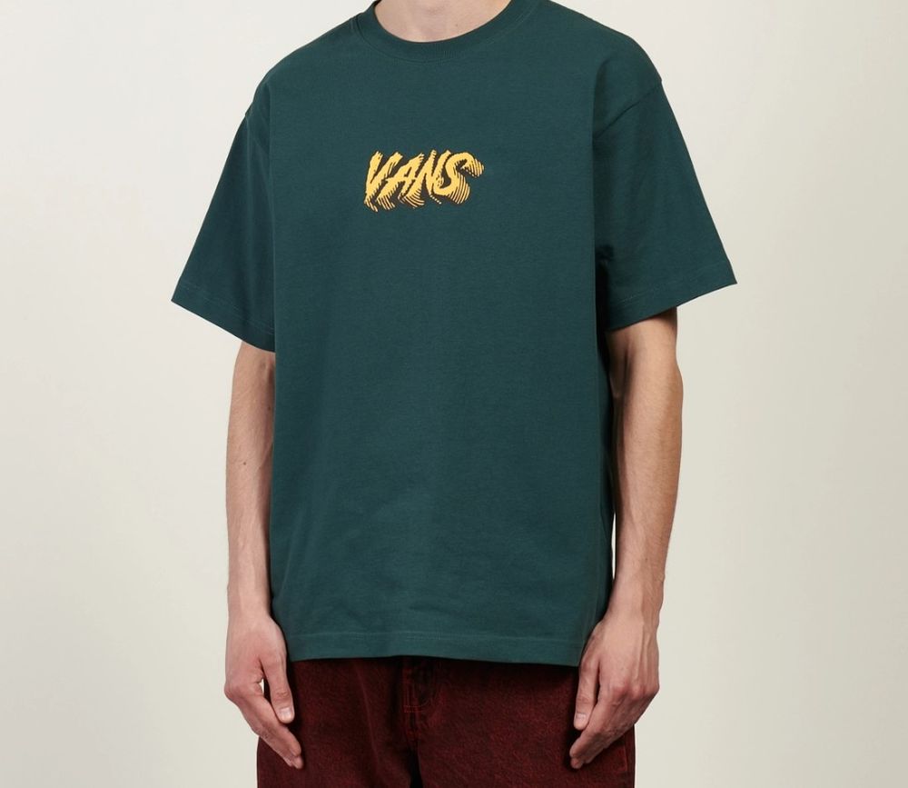 Футболка Vans STONE SWIRL LOOSE SS TE Mystic Moss