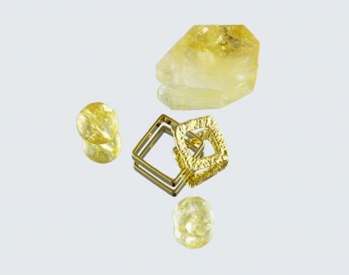 Серьги из Цитрина