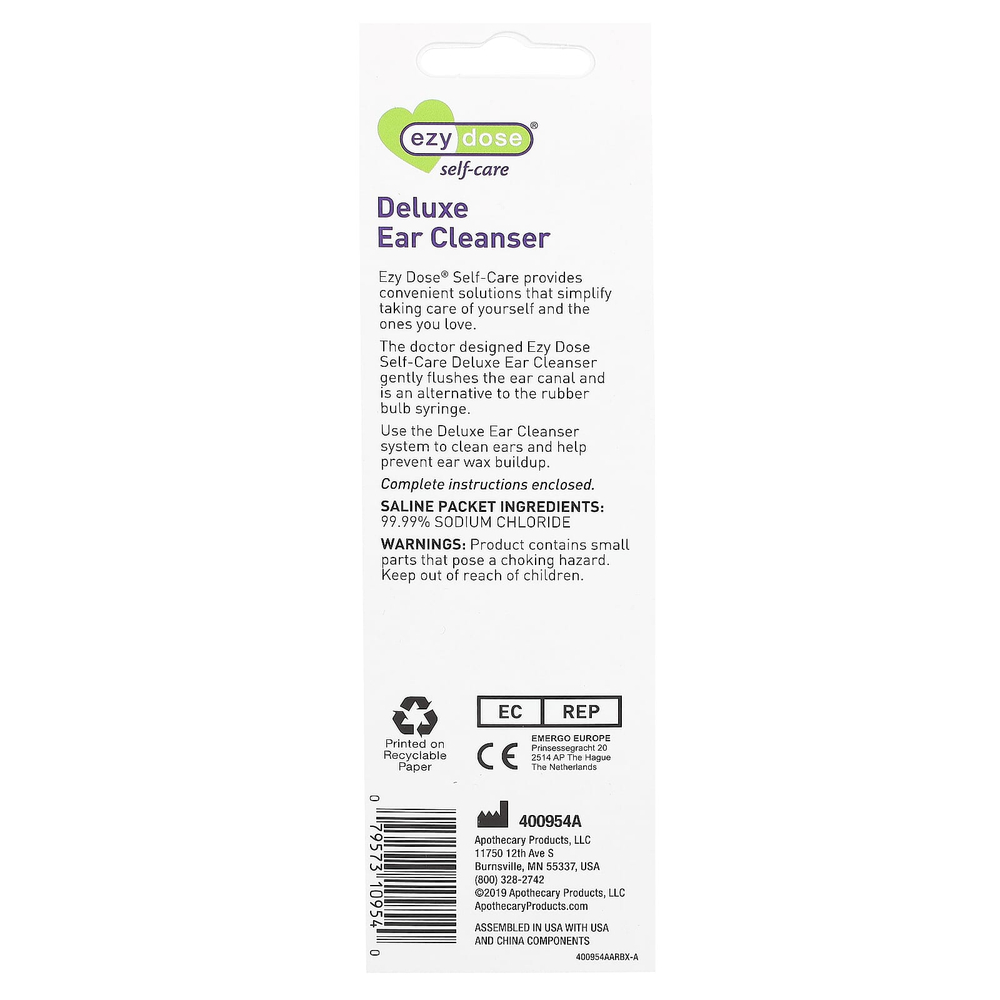 Ezy Dose, Черноголовка, средство для очищения ушей, 12 шт.