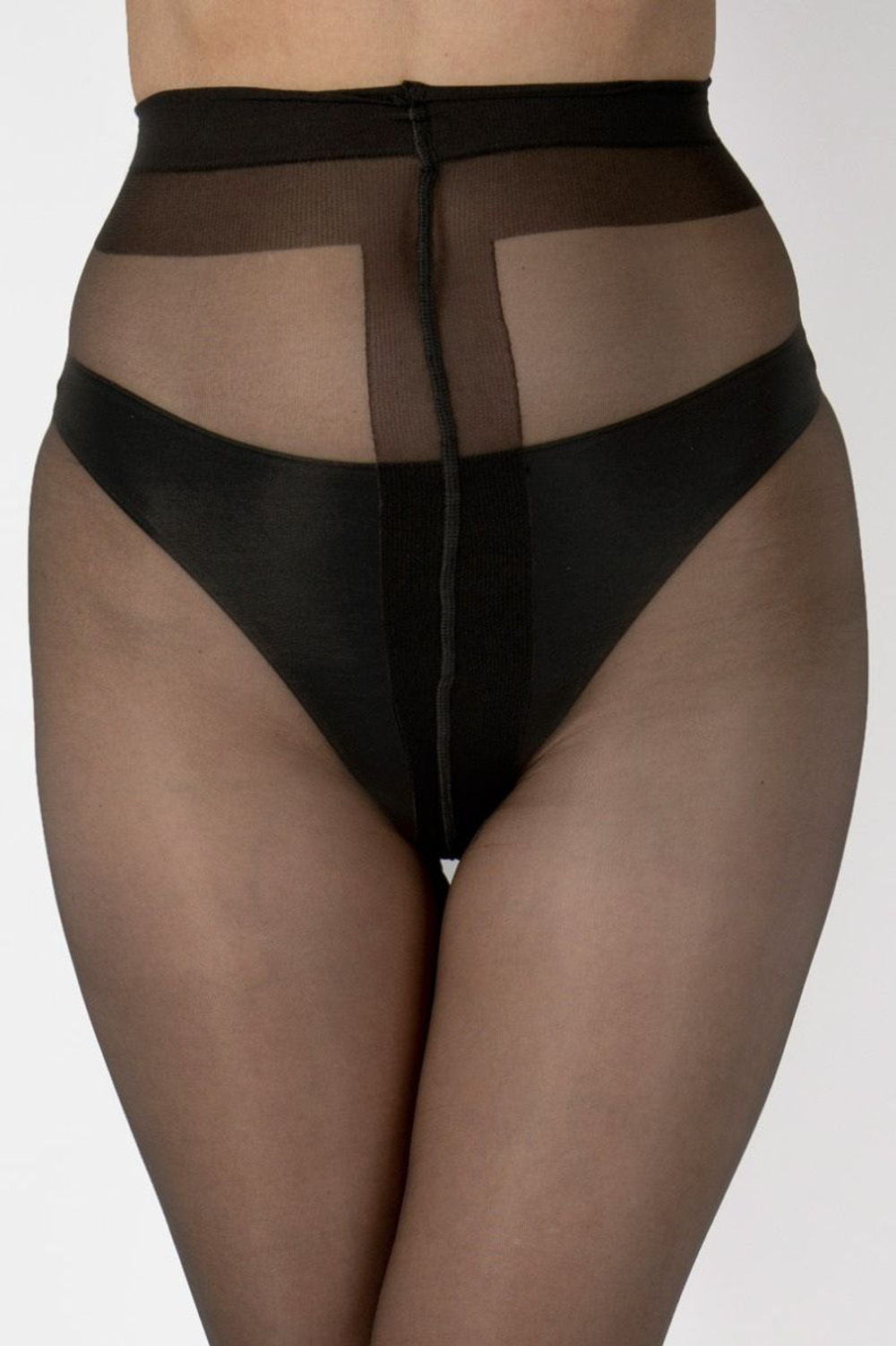 Однородные колготки с блеском Ultra Shine (Размер: S) (Цвет: телесный)