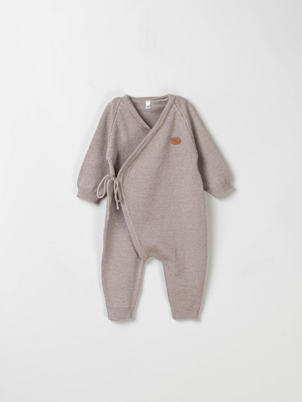 Комбинезон вязаный "Какао" 0+
