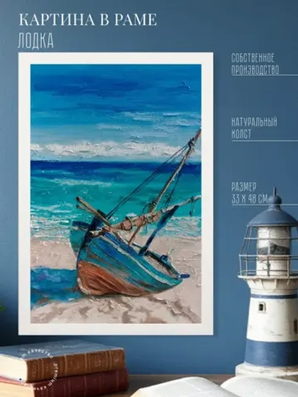 Картина на стену для интерьера на холсте 33*48 см