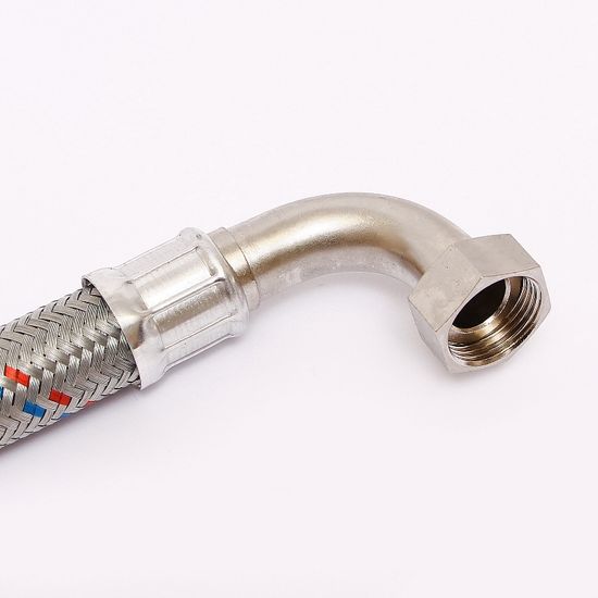 Гибкая подводка для насосов Uni-Fitt НР 1" х ВР 1", длина 600 мм угловая антивибрационная (505S4406)