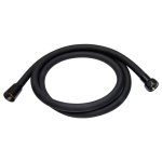 Шланг душевой 175 см имп/кон, силиконовый ЧЕРНЫЙ МАТОВЫЙ MIXLINE MIX-7-175 ЛЮКС (блистер)