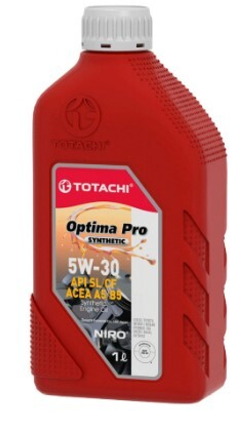 Масло TOTACHI 5/30 NIRO Optima PRO Synthetic A5/B5 SL/CF синтетическое 1л