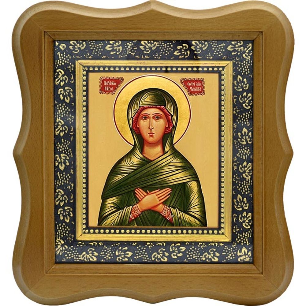 Мариамна (Мария) Праведная, сестра святого апостола от 12-ти Филиппа. Икона на холсте.