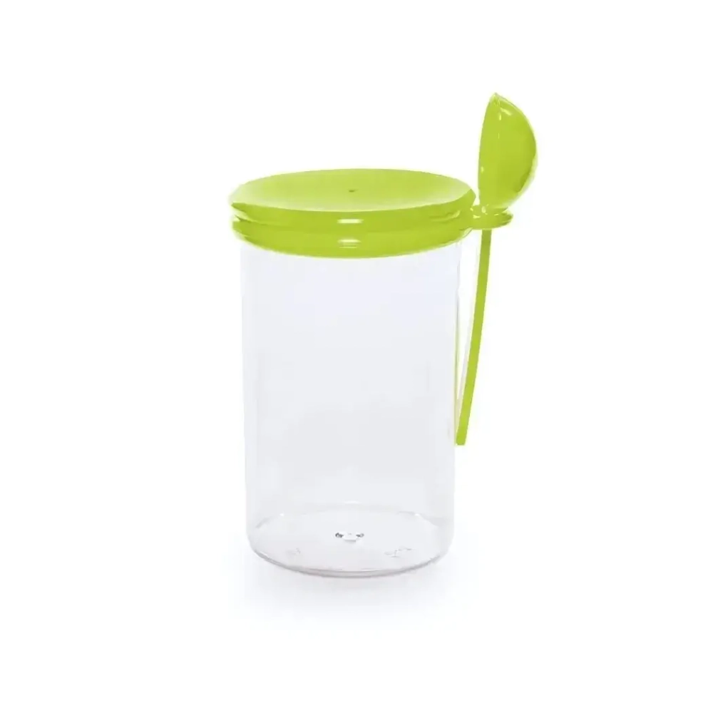 Банка для сыпучих продуктов с ложкой, 0,75л