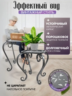 Комплект подставок для цветов Ника-4