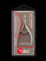 Кусачки Yoko SK 015-4 для кутикулы серия Premium со спиральной пружиной и лезвием 4 мм